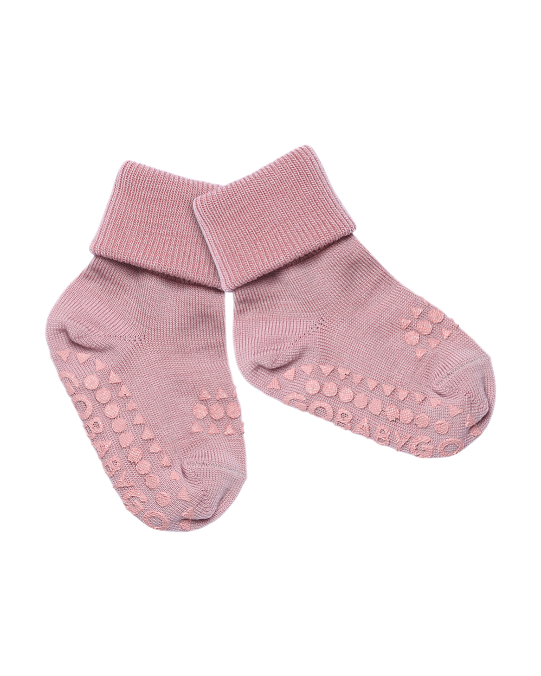 Non-slip grip socks - merino wool